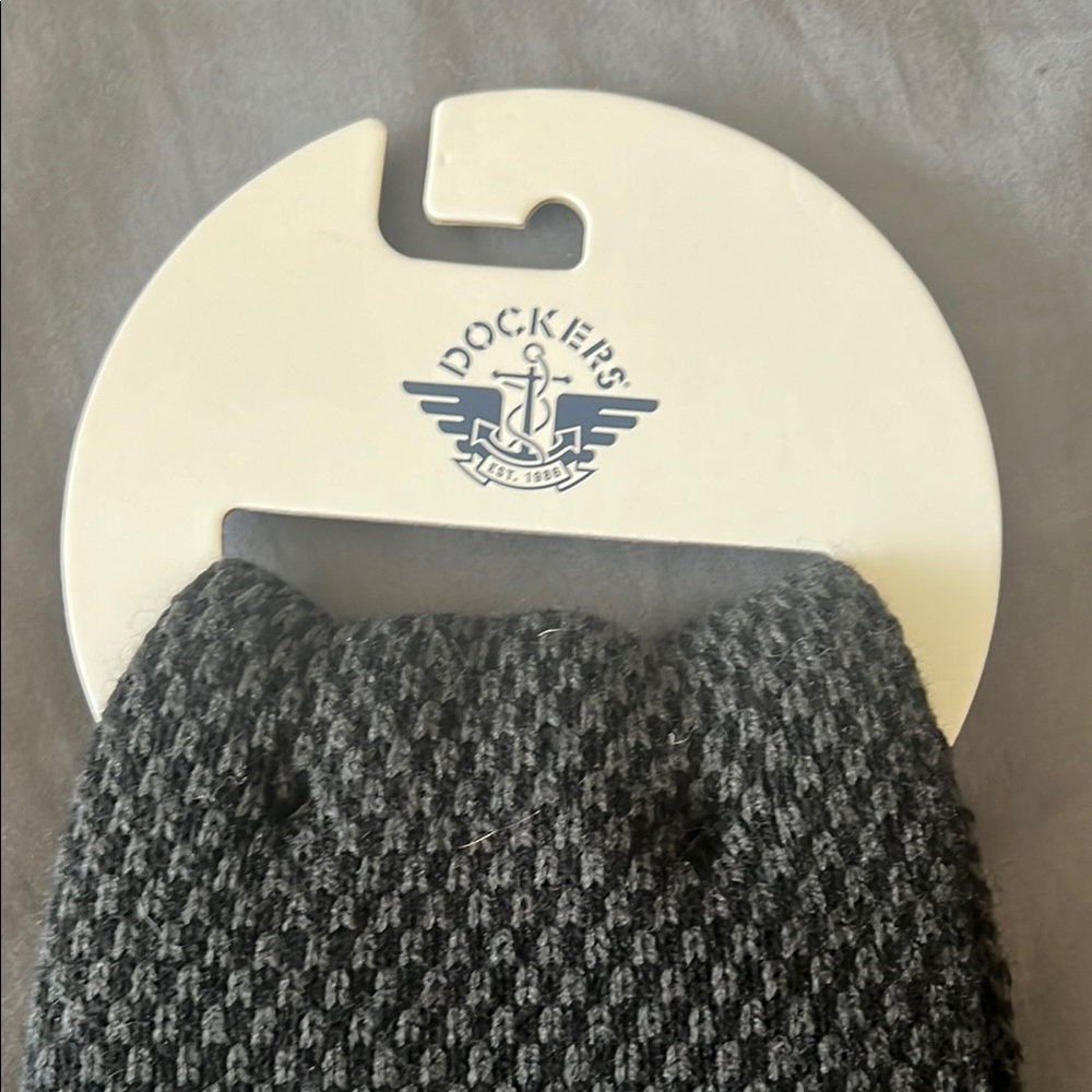 Dockers Charcoal Knit Scarf